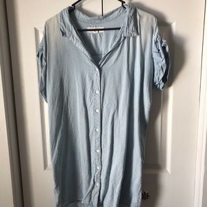 Denim Button down dress